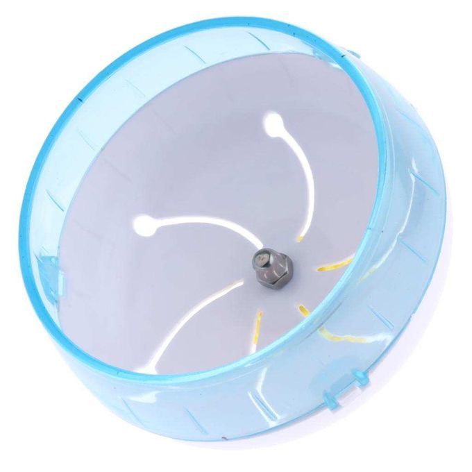 Hamster Mouse Rat Exercise Toys Plastic Silent Running Spinner Blue