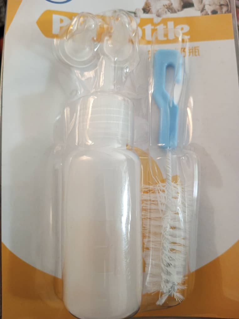 3 PIECE FEEDING BOTTLE FOR PUPPY KITTEN AND SMALL PETS