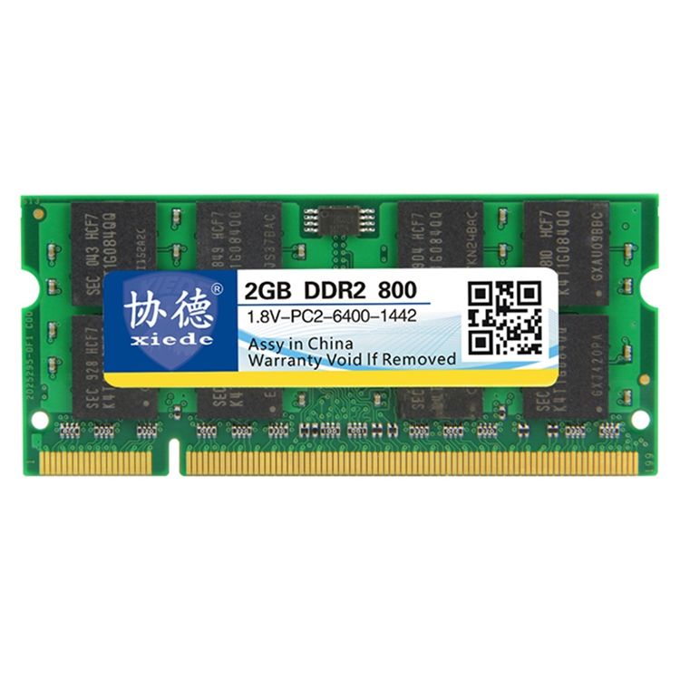 XIEDE X027 DDR2 800MHz 2GB Laptop Memory RAM Module