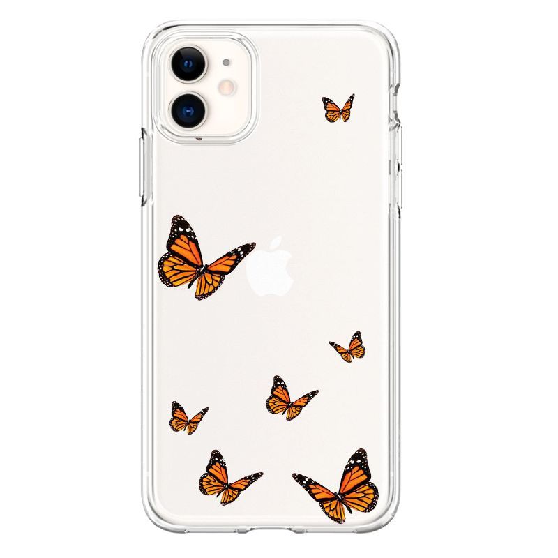 Blue Butterfly Case For IPhone X XS Max Xr 11 12 Mini Pro