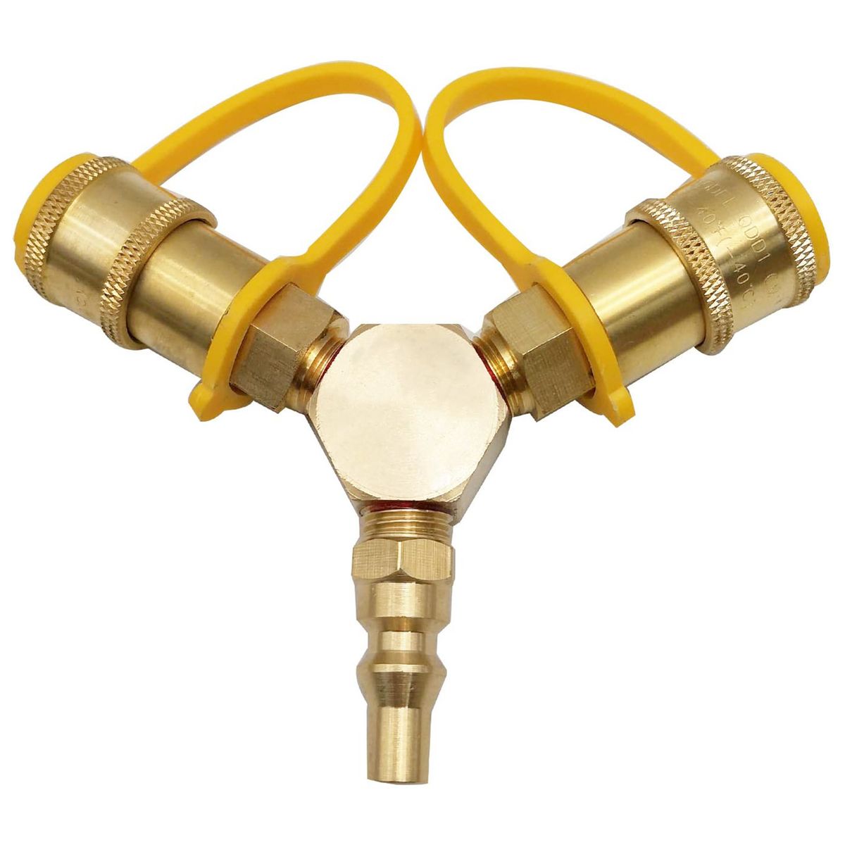 1/4'' RV Propane Quick Connect Adapter Solid Brass Y
