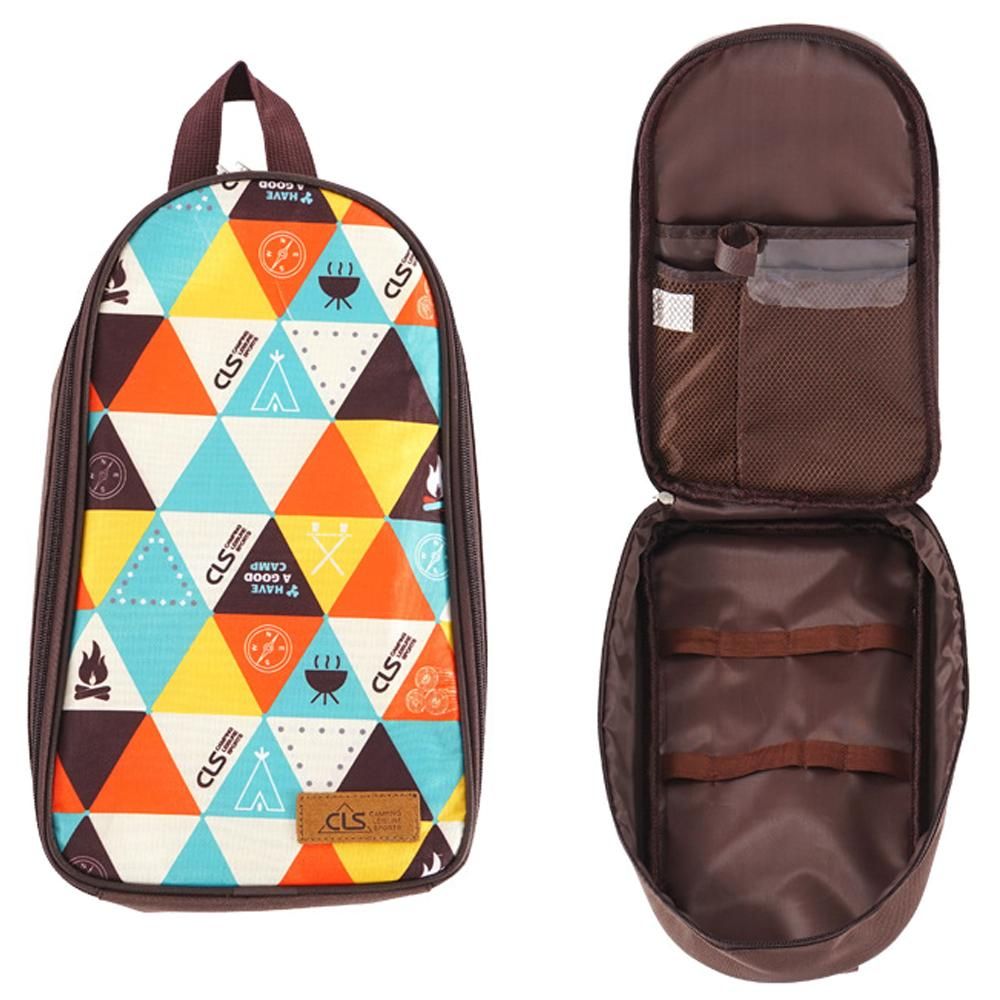 Portable Cooking Utensils Organizer Storage Bag Pouch for Outdoor Travel BBQ Camping Cookware