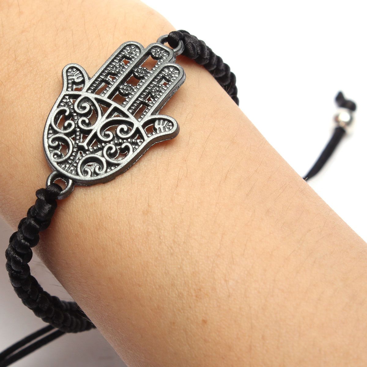 Neon Fatima Hand Woven Bracelet