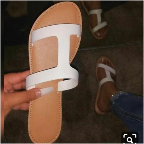 Female H Slips -  White