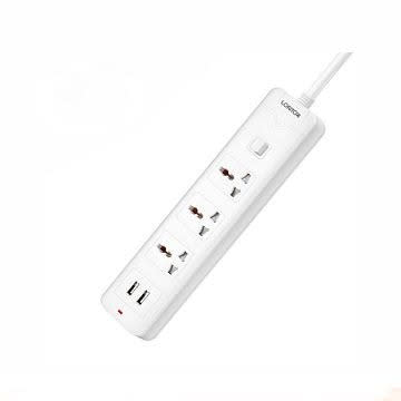 Three Way - Two Usb Extension Box - 2500W