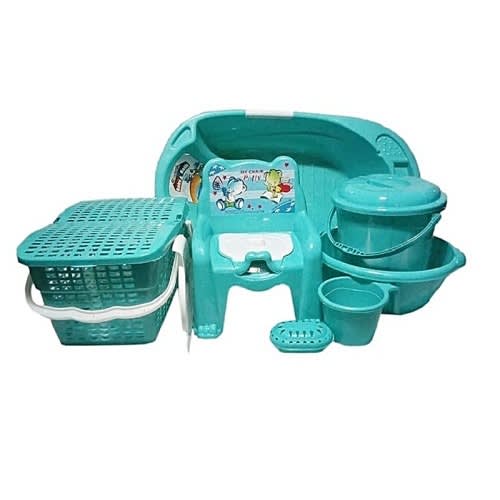 Baby Bath Set -green