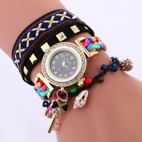 Wristband Wristwatch - Multicolor