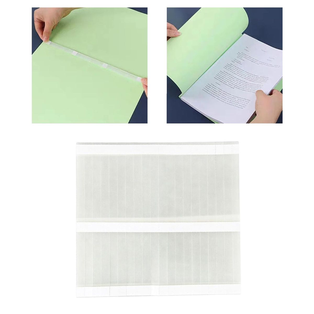 50Pcs Hot Melt Glue Strips 11inch Long Adhesive Back Card