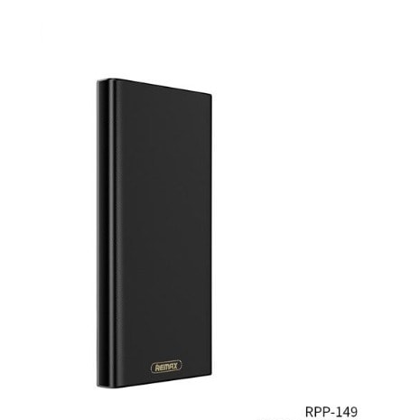 Rpp-149 Bodi 10000mah Fast Charging Powerbank 2usb Ports 2.1a Output - Type C & Micro Usb Input Black