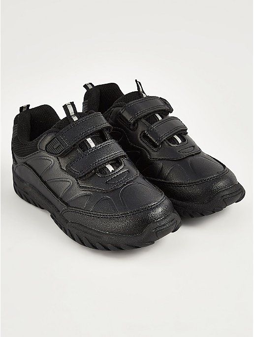 Black 2 Strap Trainers