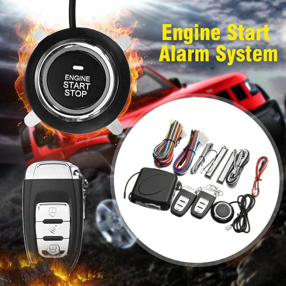 Car SUV Entry&Push Engine Start Alarm System Universal Remote Control