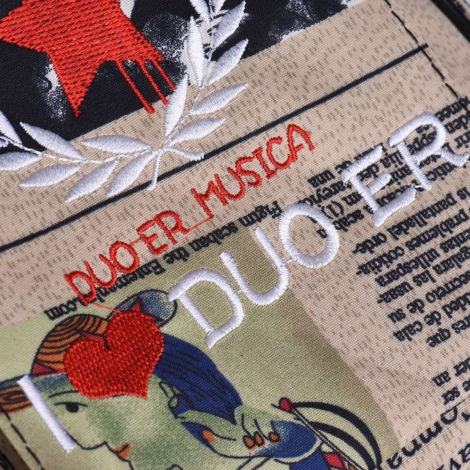 21" Ukelele Bag Case Paper Pattern Oxford Backpack