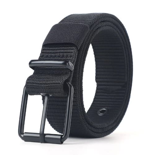 Men Belt - Khaki Black - 115cm