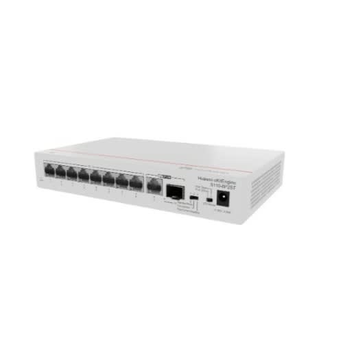 Switch S110-8p2st (8*ge Ports (124w Poe+) - 1*ge Sfp Port - 1*ge Port - Ac Power - Power Adapter)