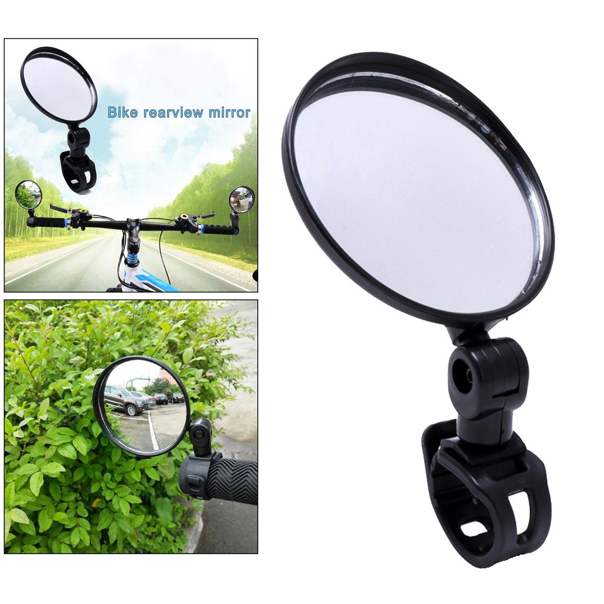 15mm-35mm Bicycle Rearview Mirror HandleBar Side For Scooters