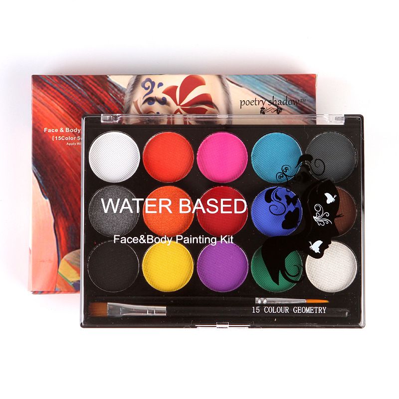 Cross-border 15-color Body Paint Water-soluble Face Paint