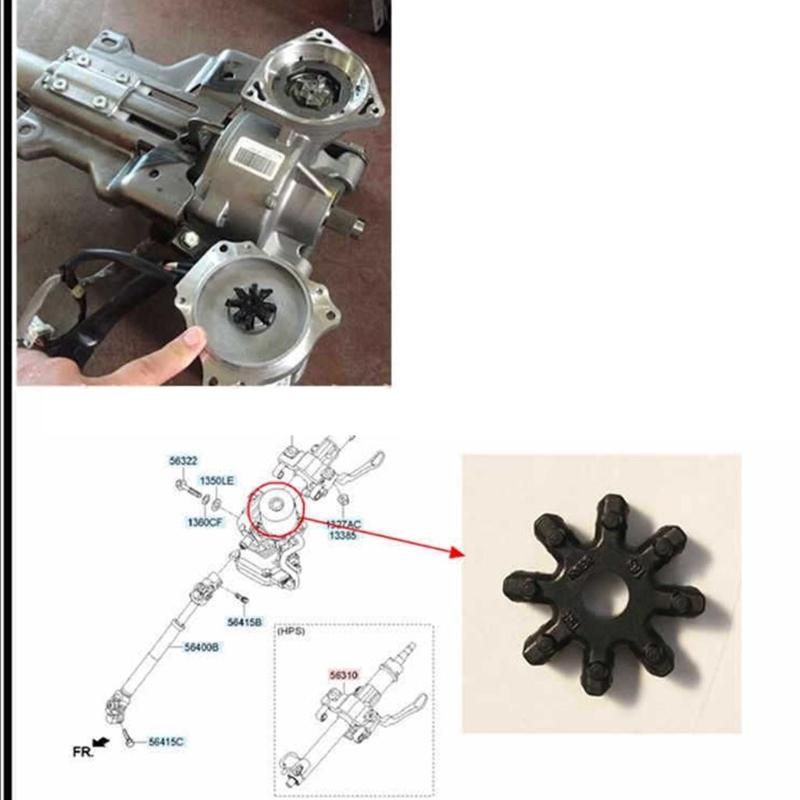 Flexible Steering Column Coupler For Veloster/Kia Forte Sedan/Kia Forte5/Hyundai Elantra High Quty Rubber Steering 2x