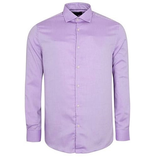 Men's Long Sleeve Shirt - Purple