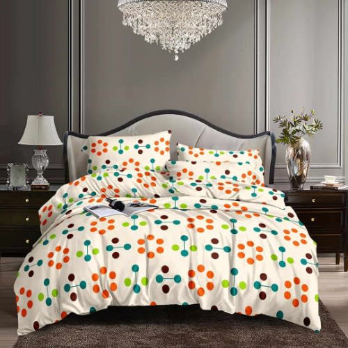 Bedsheet Duvet And Four Pillowcases