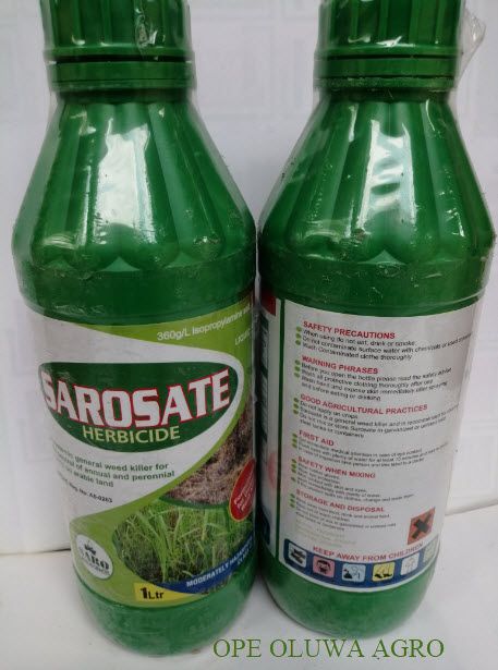 SAROSATE HERBICIDE, GRASS KILLER, WEED KILLER, WEED -1L