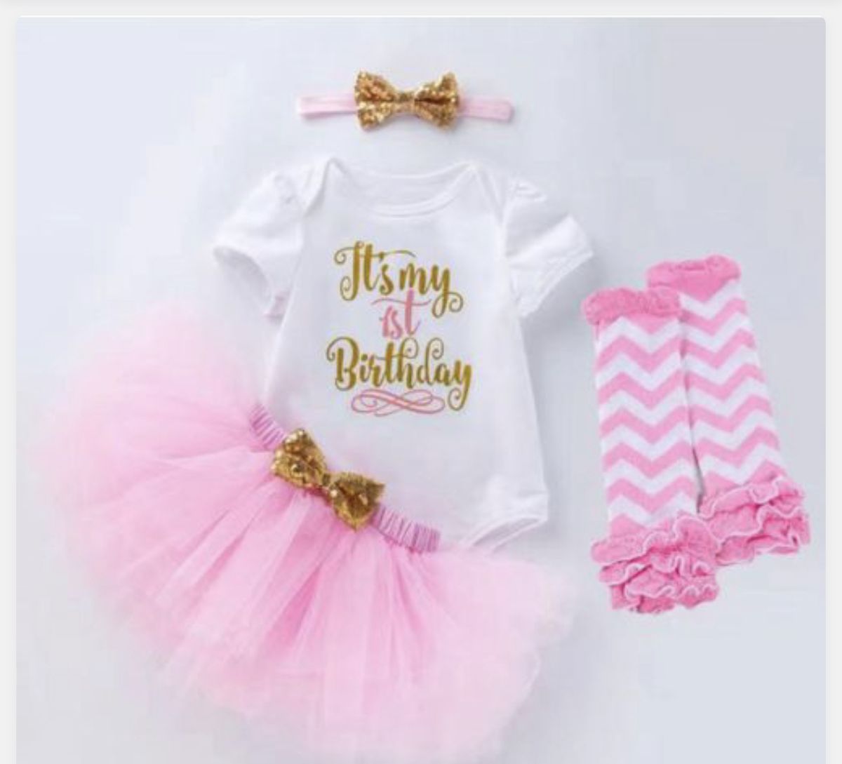 It's My 1st Birthday Tutu Outfit-Size 1