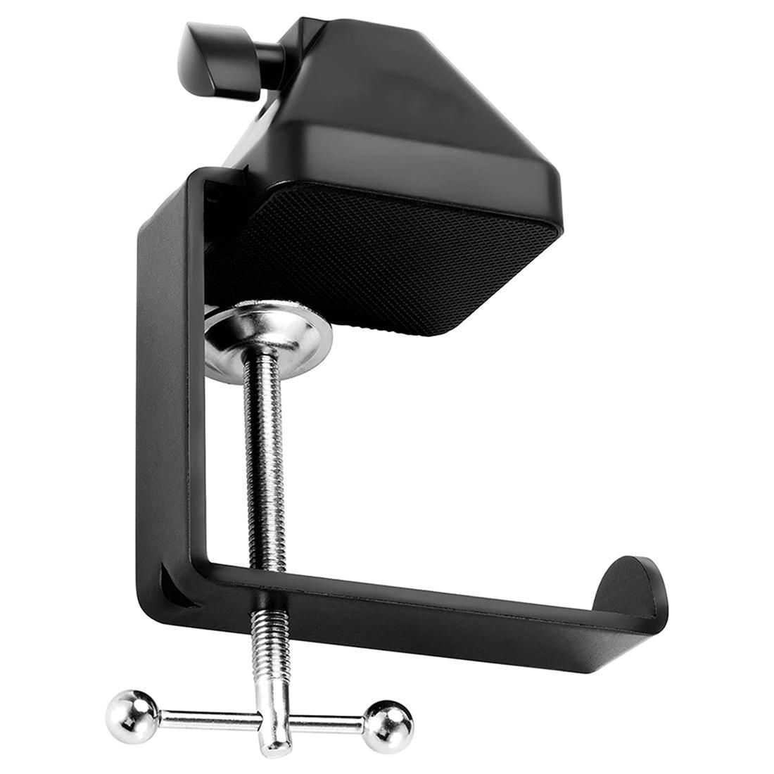 Table Mount Clamp, with Headset Hook for Microphone