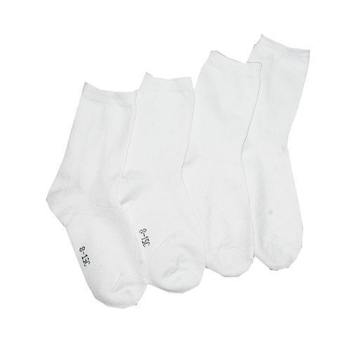 SCHOOL SOCKS- UNISEX (WHITE- 8 PAIRS)