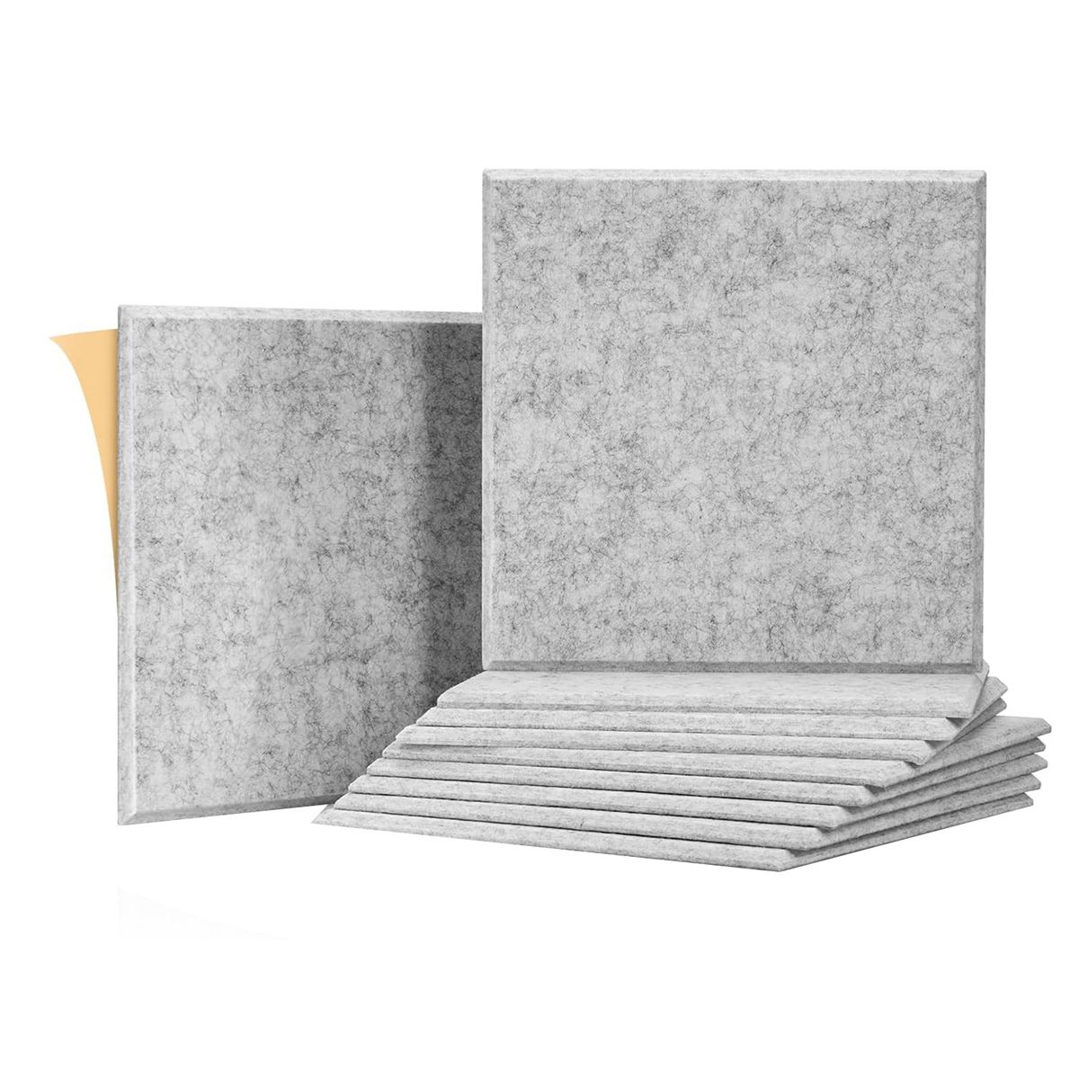 10Pack Sound Proof Panels for Walls,Self-Adhesive Acoustic Panels,A
