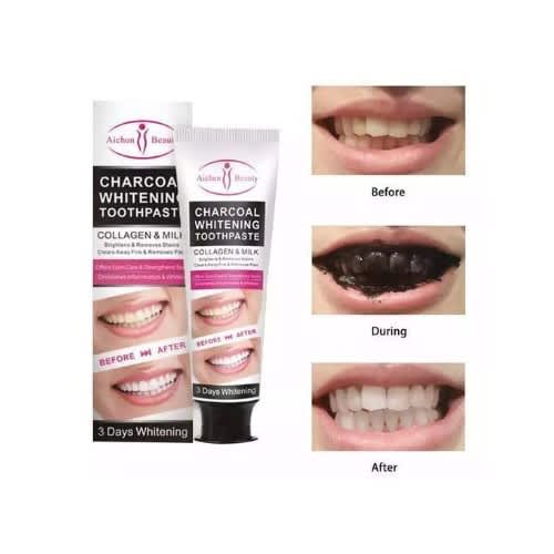 Charcoal Teeth Whitening Toothpaste - 100g