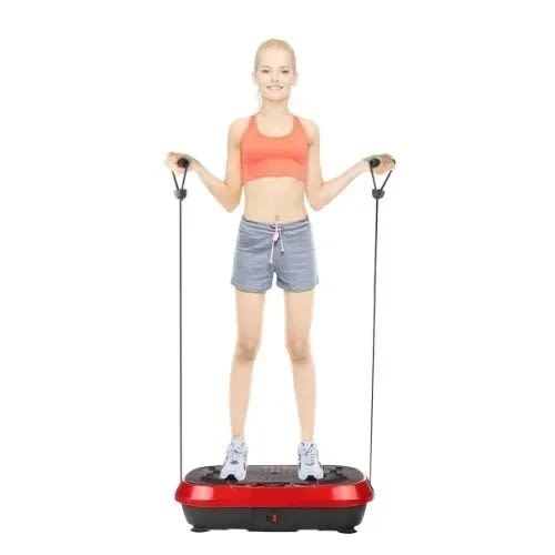 Vibration Platform Massager With Resistance Bands
