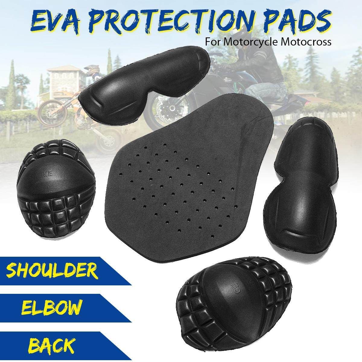 Motorcycle Jacket Armour Insert Shoulder Elbow Knee Back Impact Protection