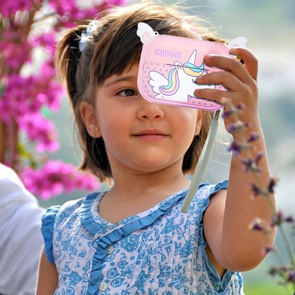 Mini Camera Kids Toys Dual Lens Christmas Birthday Festival Gifts 2.4 Inch Screen Children Camera Educational Toys