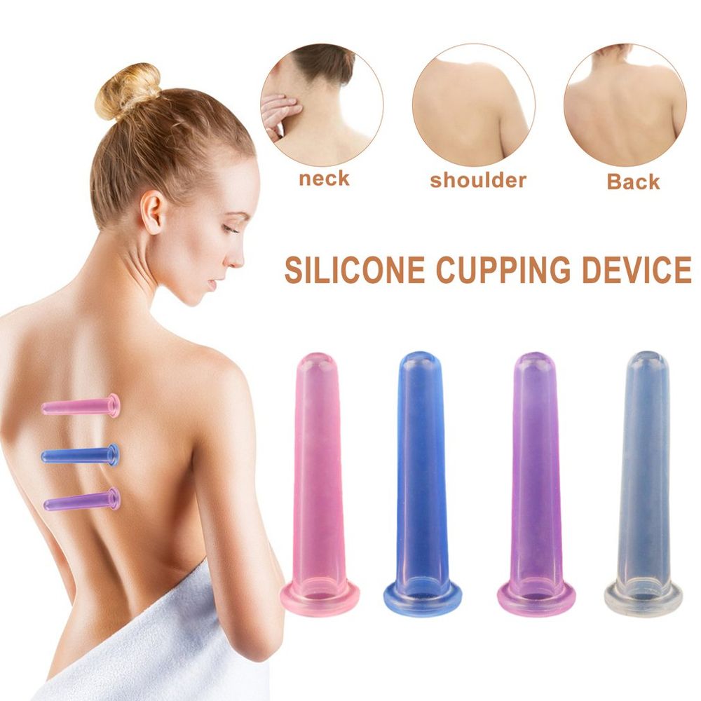 Chinese Vacuum And Hot Body Selling Massage 15mm*50mm Cupping Anti 1pc Ancient 4 Silicone Cellulite Color Cup Therapy