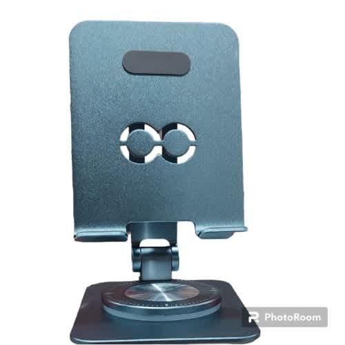 Qlt Adjustable Metal Phone Holder And Tablet Stand - 360&deg;-8cm x 10cm x 12cm