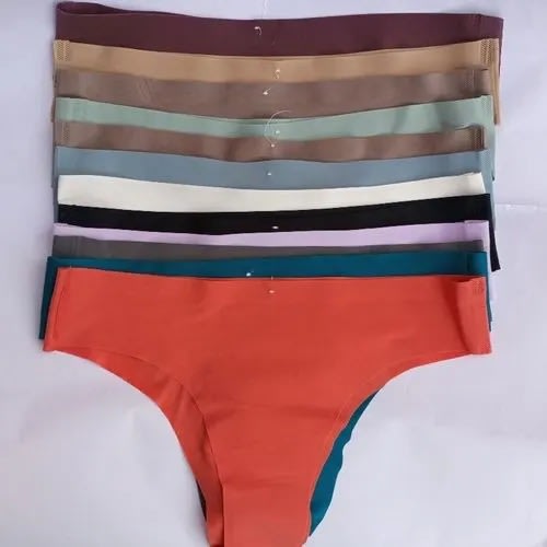 Ladies V Shape Seamless Panties - Set Of 12