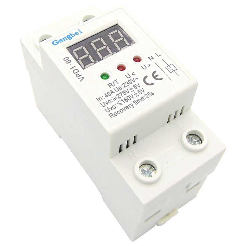 2P 40A 220V Automatic Reconnect Over Voltage And Under