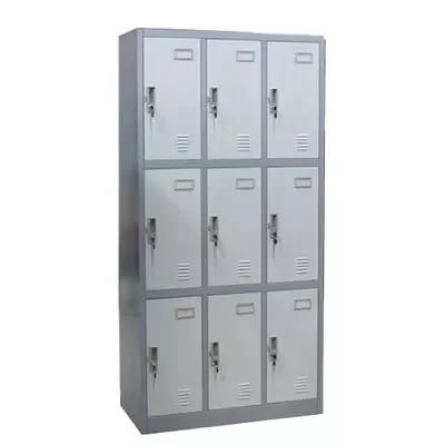 9 Doors Workers Metal Box Storage Lockers