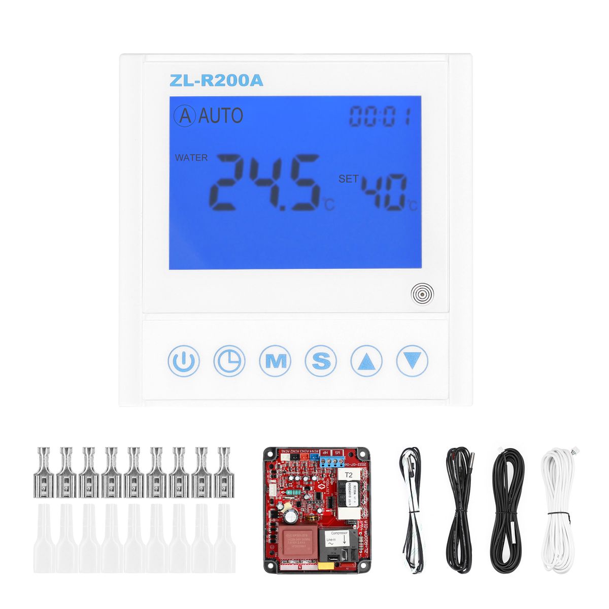 Universal Air-Source Water Heating Controller Heat Pump
