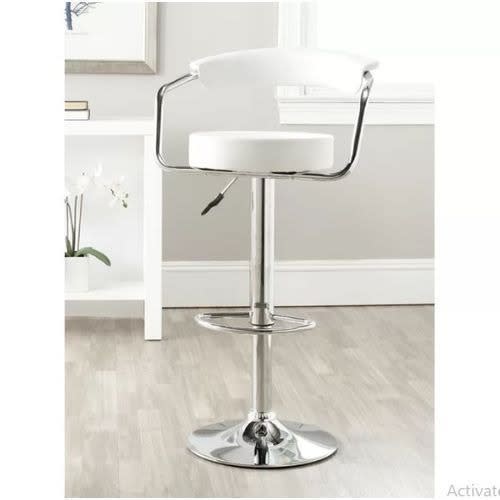 White Round Stool