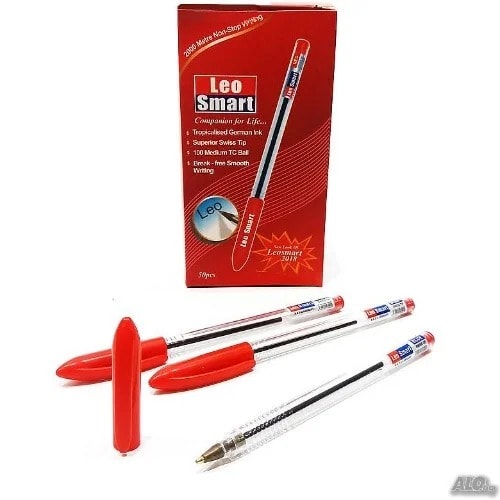 Leo Smart Biro (pack Of 50) - Red