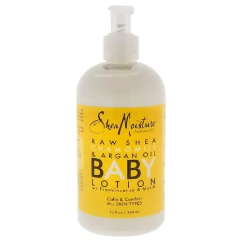 Organic Raw Shea Chamomile And Argan Oil Baby Lotion -12 Oz