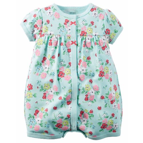 Girls Floral Romper