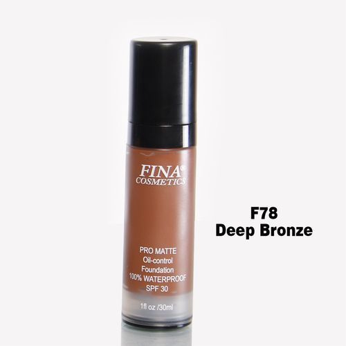 Fina Water Proof Oil Free Foundation - Deep Bronze
