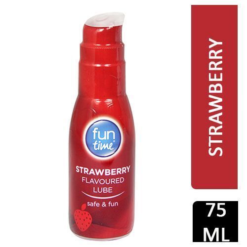Fun Time Strawberry Flavoured Lubricant (75ml)