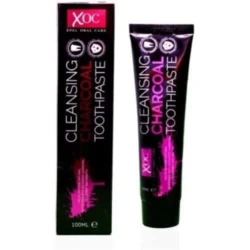 Cleansing Charcoal Toothpaste - 100ml X 3pcs+ 3 Free Toothbrushes