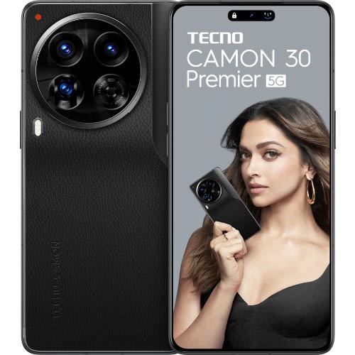 CAMON 30 Premier 5G - 6.77" - 512GB ROM - 12+12GB RAM - Dual SIM - Fingerprint - 5000mAh - Black