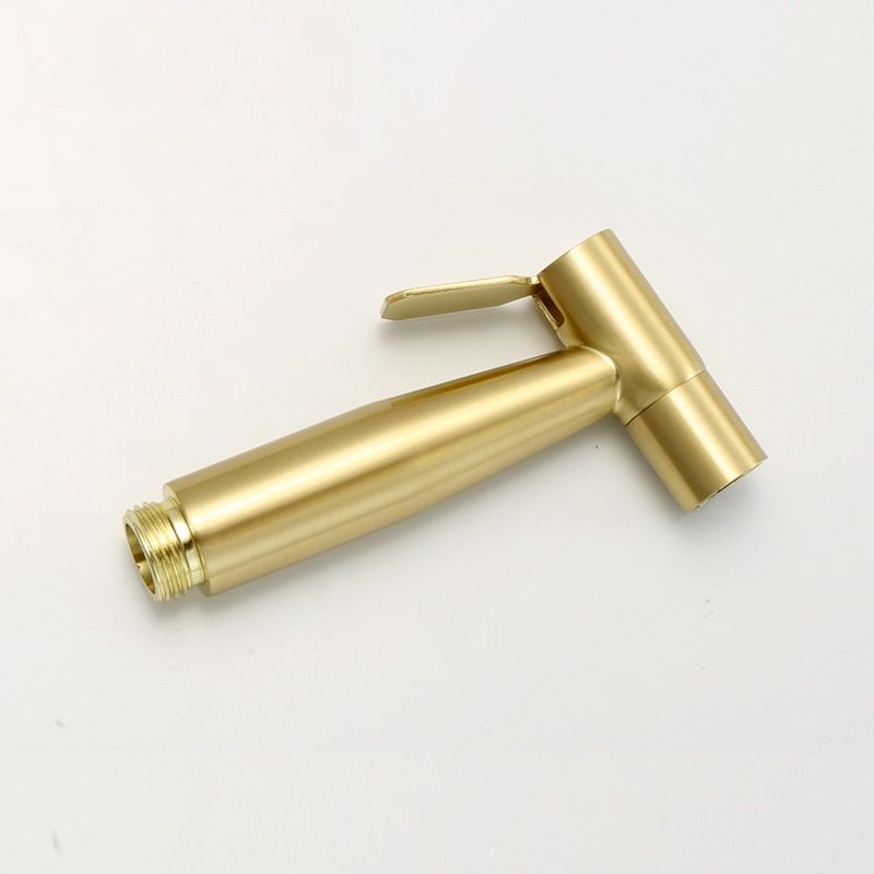 MTTUZK Brush Gold Bidet Bathroom Hand Shower Bidet Toilet Sprayer Hygienic Shower Bidet Tap Wall Mounted Bidet Faucet