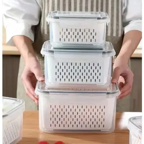 Fridge Storage Bowls - 3 Pcs