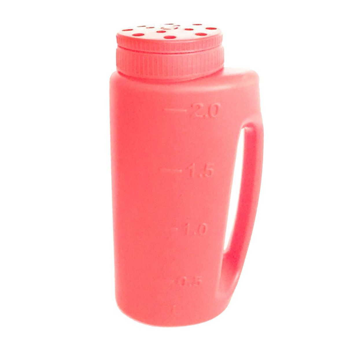 Handheld Portable Seed  Spreader Adjustable Pink