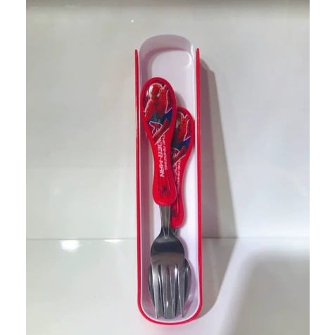 Spiderman Character Kids Cutlery Set